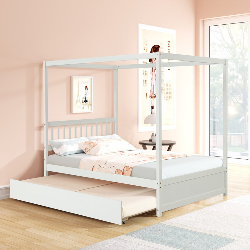 Lark Manor Canopy Bed Bunk Bed Frame